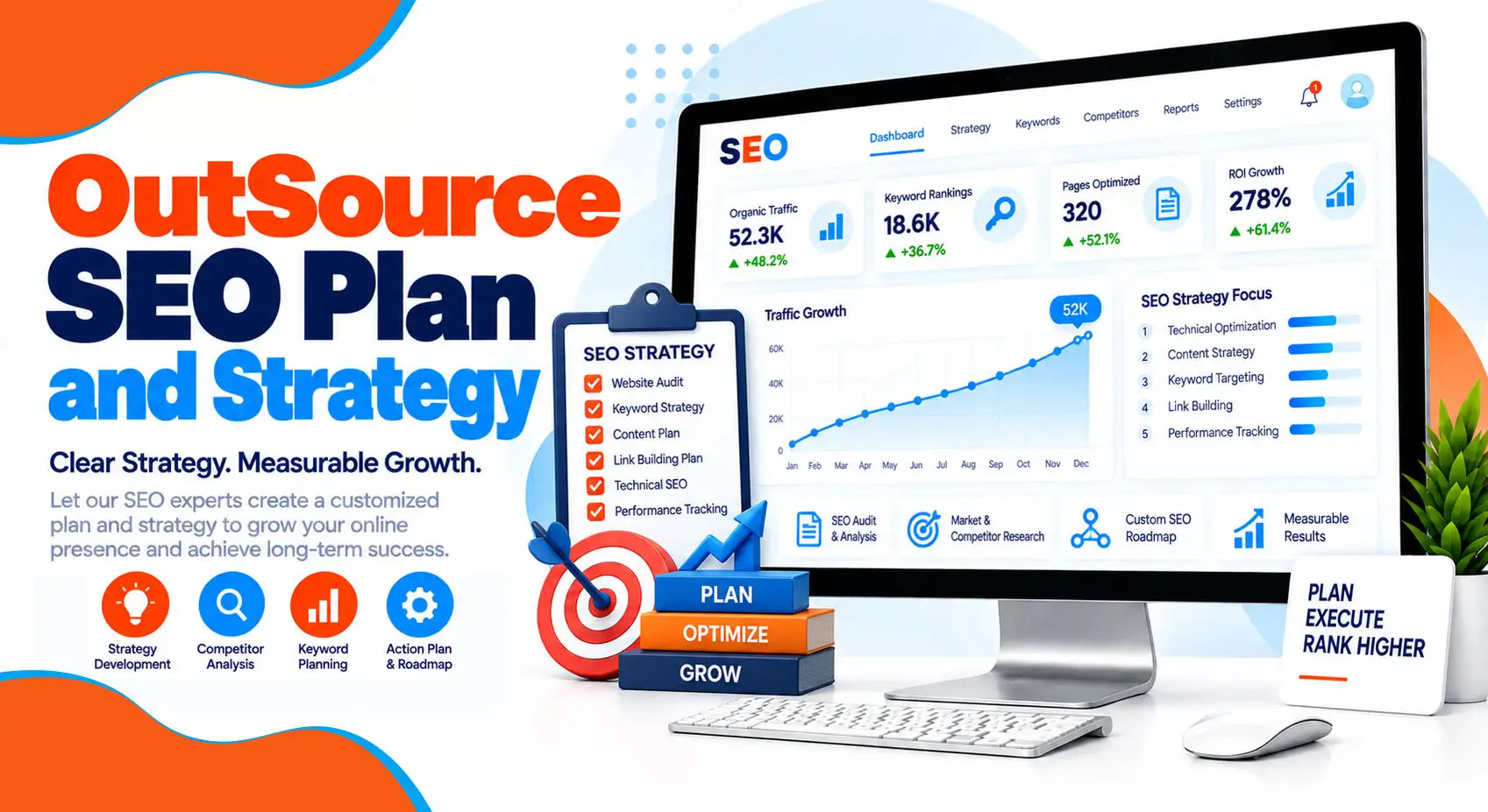 Outsource SEO Plan and Strategy Services
